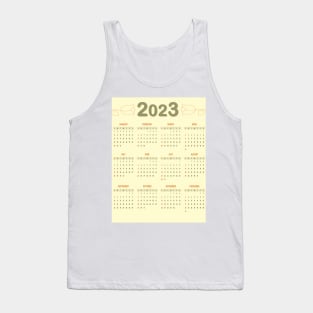 2023 Calendar Tank Top